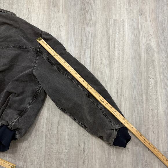 Vintage Carhartt Sante Fe Jacket Mens 2XL Black Faded Aztec Western Lined JS1105 - Picture 13 of 13